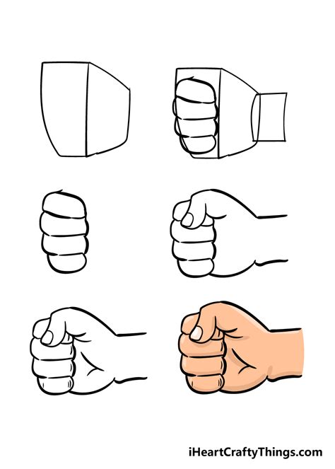 fist drawing|How to Draw a Fist 4 Ways! .